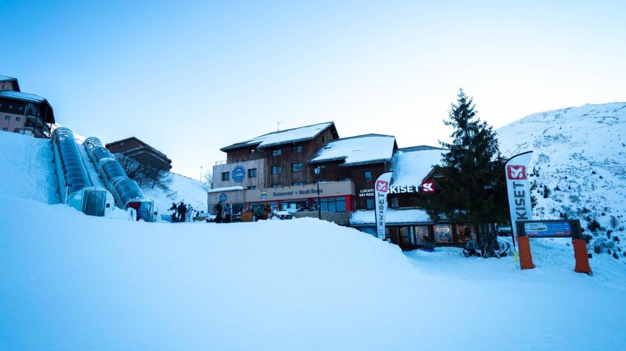 Hotel Club "Les Carrettes" Valmeinier Bagian luar foto