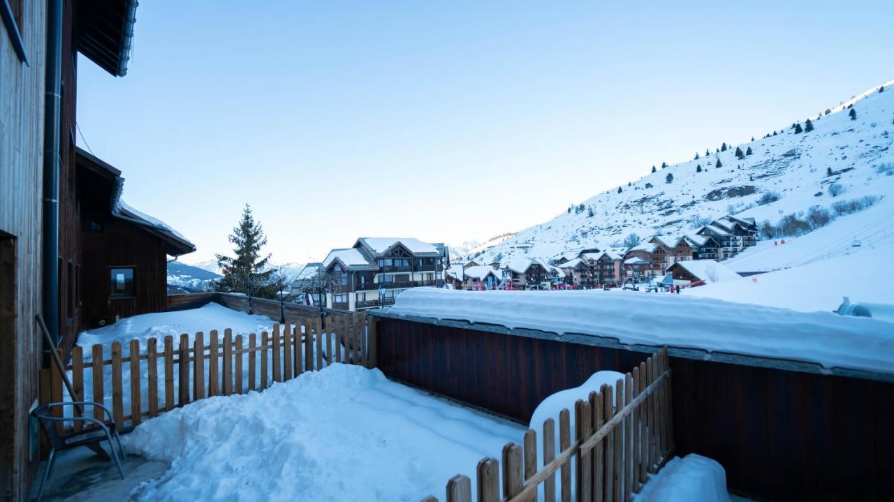 Hotel Club "Les Carrettes" Valmeinier Bagian luar foto