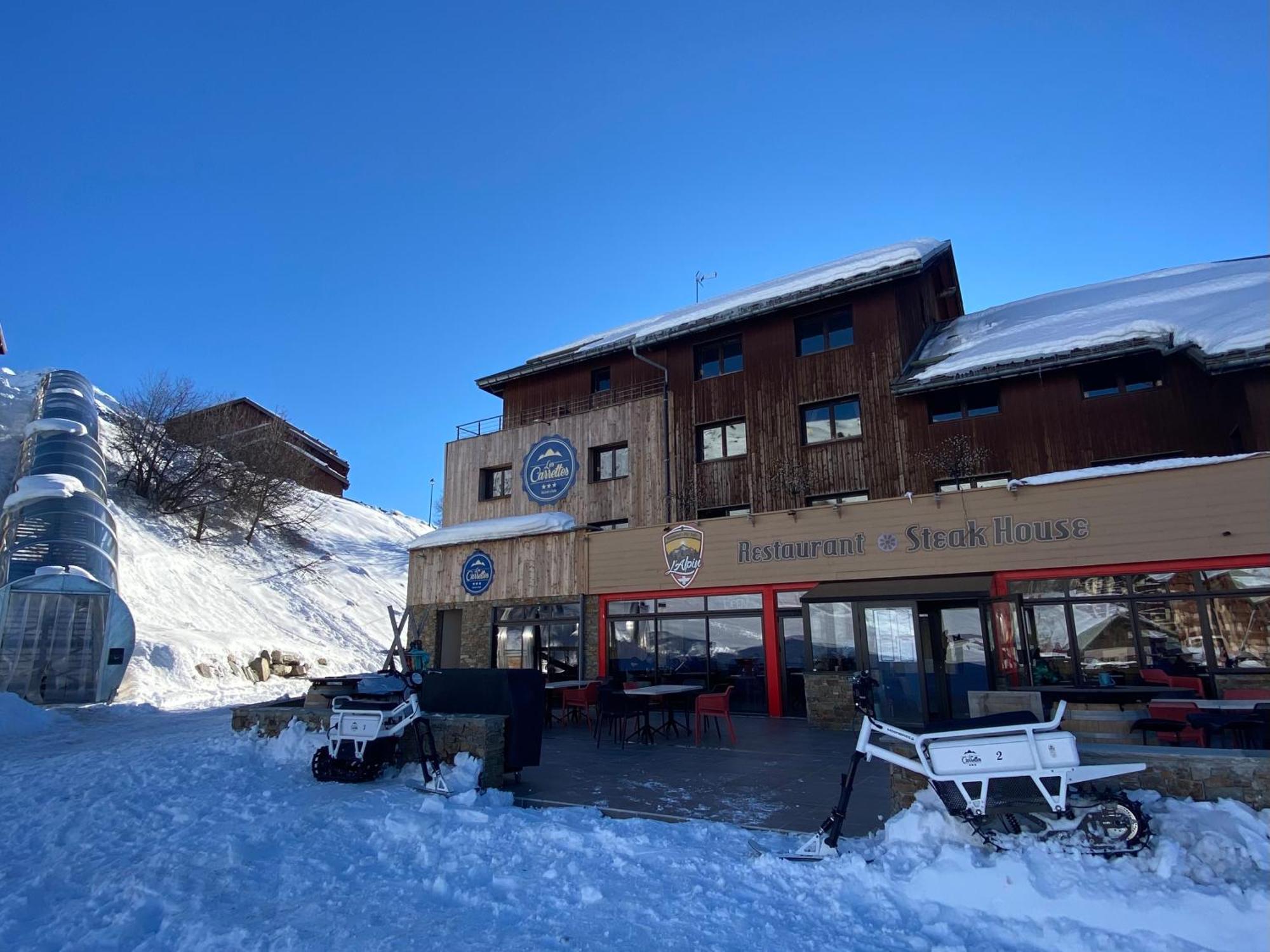 Hotel Club "Les Carrettes" Valmeinier Bagian luar foto